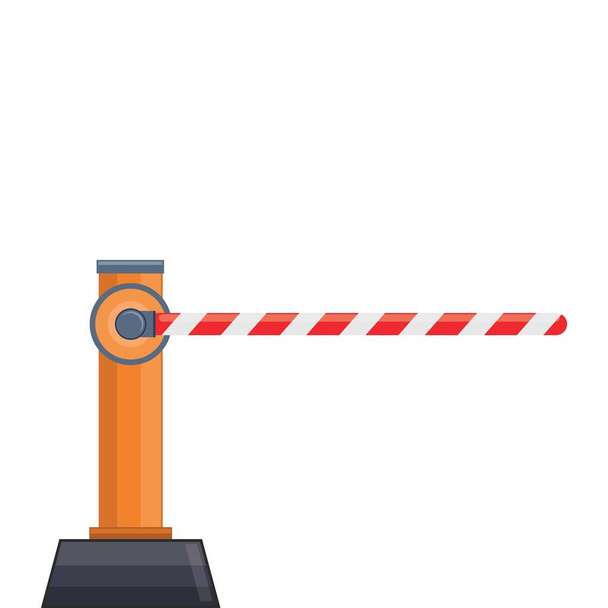 road barrier clip art  vector element design template web - Vector, afbeelding