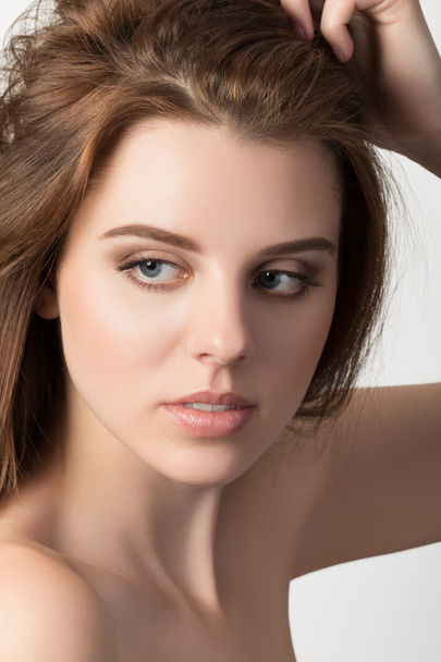 Beauty portrait of young woman, spa concept - Фото, зображення