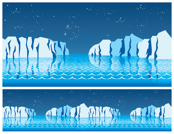 полярних льодів
 - Вектор, зображення