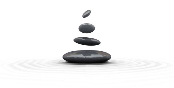 Zen stenen - Foto, afbeelding
