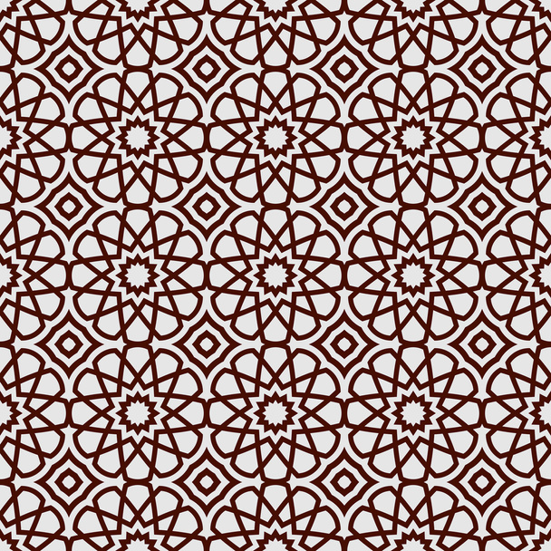 Abstrato fundo islâmico, tema ramadã, padrão sem costura ornamental geométrica
 - Vetor, Imagem
