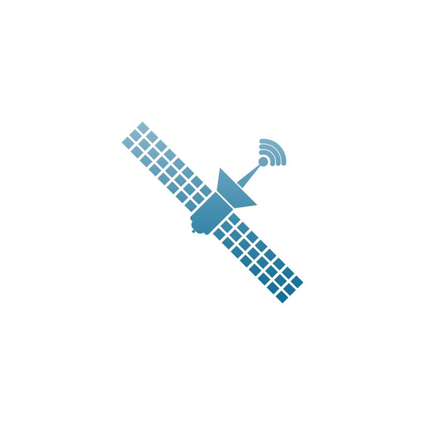 衛星アイコンロゴデザインテンプレートイラストベクトル - ベクター画像