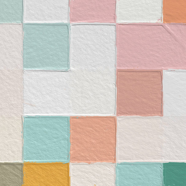 abstract background of colorful squares - Fotografie, Obrázek