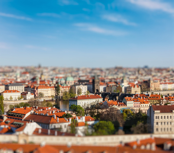 プラハ プラハ城からの眺め - 写真・画像