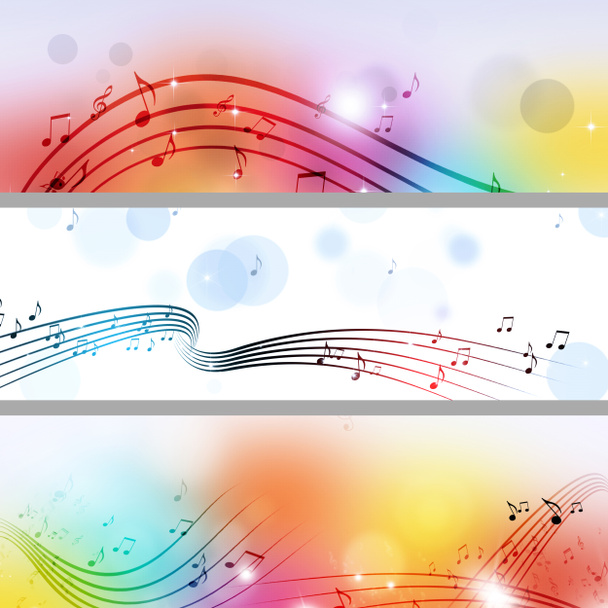 Music Notes Banners - Photo, Image
