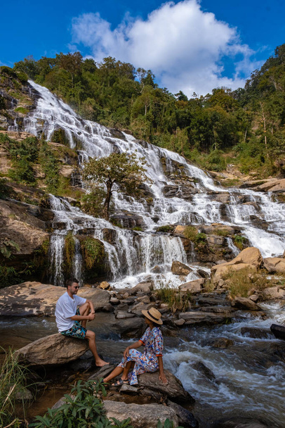 Mae Ya waterfall Doi Inthaonon national park Thailand Chiang Mai, beautiful waterfall in Doi Inthanon national park in Thailand - Photo, image