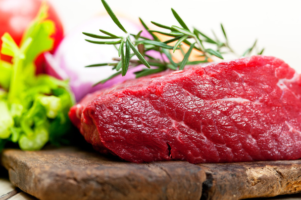 fresh raw beef cut ready to cook - Fotó, kép