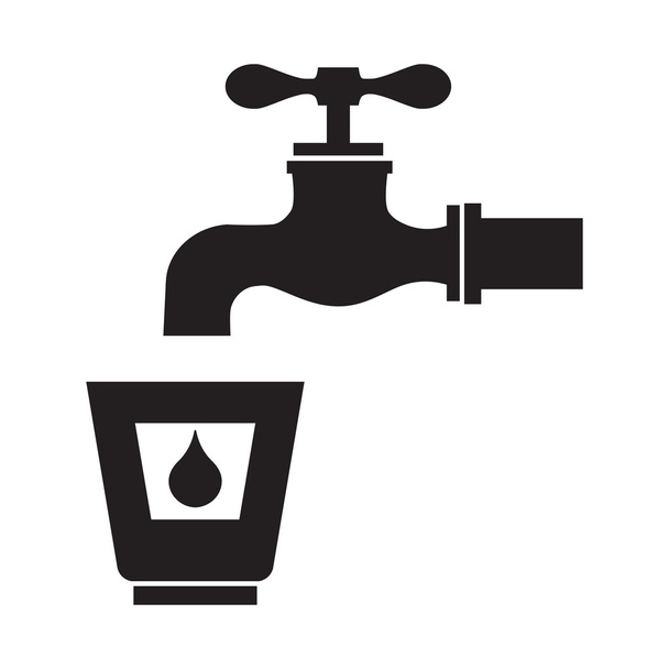 Trinkwasser-Symbol - Vektor, Bild