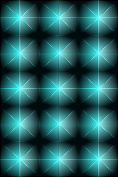 Neon lights glow stars on a black background. Template for text. Vector image. Neon light. Abstract illustration. Background image. Poster. Magazine cover. Screen saver. Black background. - Vettoriali, immagini