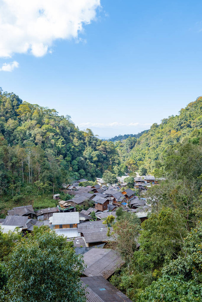 Mae Kampong Pang Klang χωριό στην Τσιάνγκ Μάι Ταϊλάνδη - Φωτογραφία, εικόνα