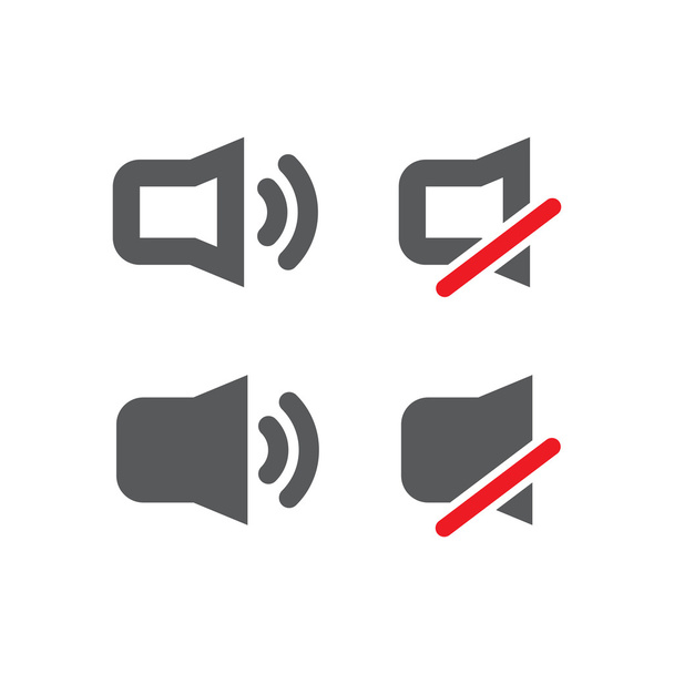 Sound Icons - Vector, Image