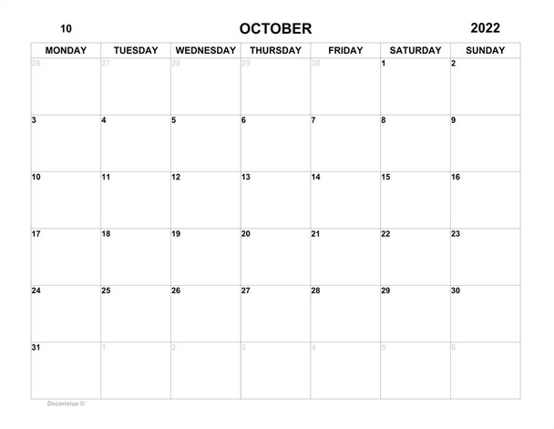 Planner για τον Οκτώβριο του 2022. Πρόγραμμα για μήνα. Μηνιαίος προγραμματιστής. Διοργανωτής για τον Σεπτέμβριο του 2022. Να κάνω λίστα για μήνα. Κενά κελιά σχεδιαστή. Μηνιαίος διοργανωτής. Ημερολόγιο 2022. Έναρξη Δευτέρας - Φωτογραφία, εικόνα