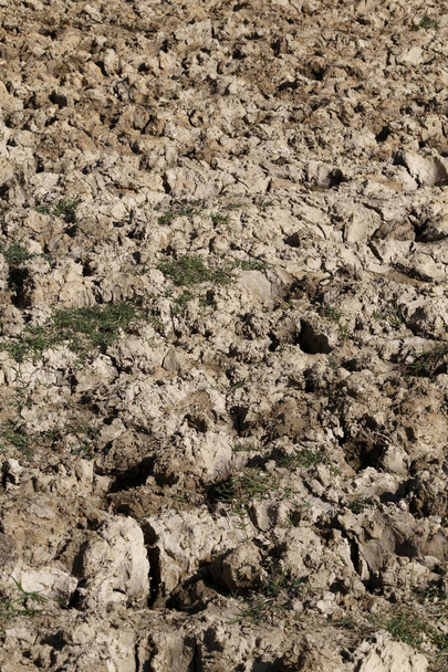Ραγισμένο έδαφος λόγω έλλειψης νερού - Φωτογραφία, εικόνα