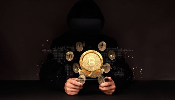 Trade trading crypto currency coins Bitcoin Exchanges Invest Metaverse stocks - Foto, immagini