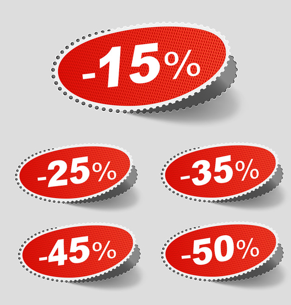 Sale percents - Vector, Image