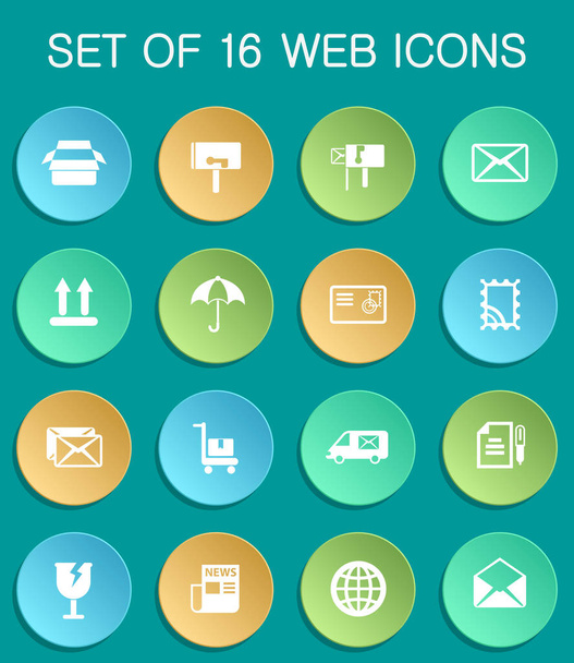 iconos web de post servicio
 - Vector, imagen