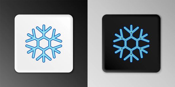 Line Snowflake icon isolated on grey background. Colorful outline concept. Vector - ベクター画像