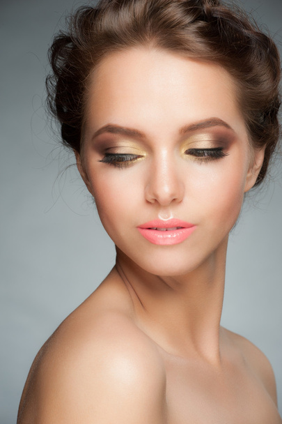 Girl with stylish makeup  - Valokuva, kuva
