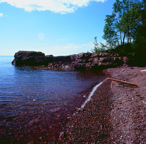 Lake Superior North Shore w Minnesocie - Zdjęcie, obraz