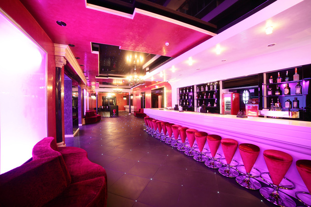 beautiful european night club interior - Photo, Image