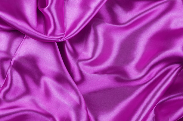 Fondo de tela arrugada púrpura para el diseño en su concepto de trabajo. - Foto, Imagen