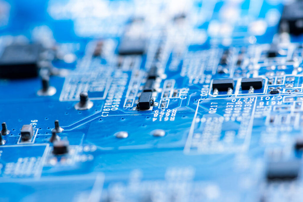 Abstract,close up of Mainboard Electronic background.(logic board,cpu motherboard,circuit,system board,mobo) - Foto, Bild