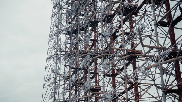 abandoned telecommunication station in chernobyl area - Photo, Image
