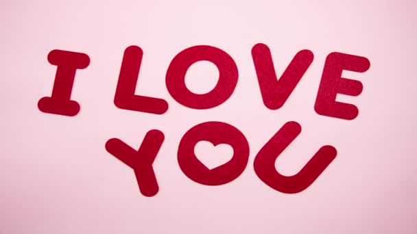 valentines day, animación, stop motion, love, february 14, valentine, romance, holiday, design, template, red, symbol, decoration, minimalism - Imágenes, Vídeo