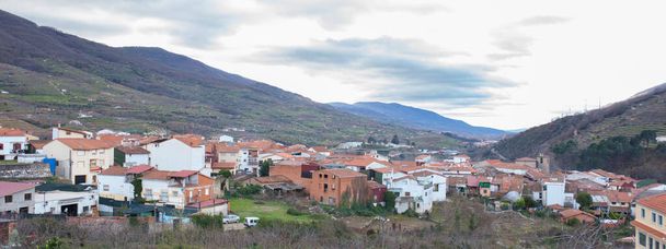 Cabezuela del Valle overview, Caceres, Extremadura, Spain. Declared a Site of Historic-Artistic interest - Valokuva, kuva
