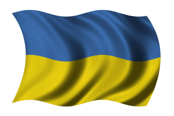 ウクライナの旗 - 写真・画像