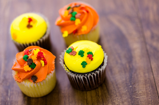 Cupcakes jaunes et orange
 - Photo, image