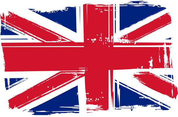 Grunge Britain flag - Vecteur, image