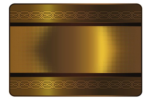 Gold credit card template. - Photo, image