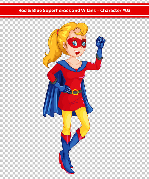 ilustração de super-herói
 - Vetor, Imagem