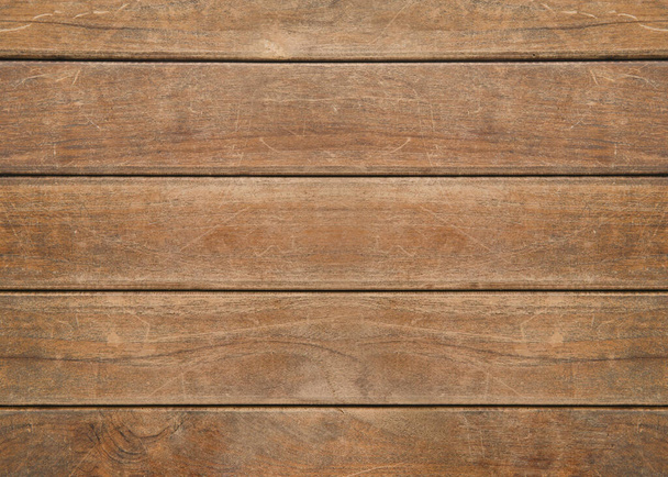 Bruine houtkleur textuur horizontaal voor achtergrond. Oppervlakte licht schoon van tafel bovenaanzicht. Natuurlijke patronen voor design kunstwerk en interieur of exterieur. Grunge oude witte houten bord muur patroon - Foto, afbeelding