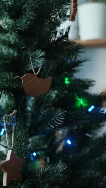 Decoración del árbol de Navidad - Metraje, vídeo