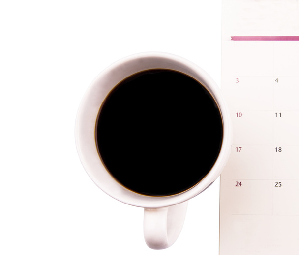 καφέ και ημέρα planner - Φωτογραφία, εικόνα