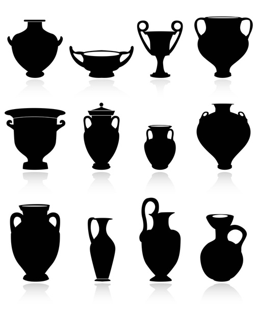 starověké nádoby - Vektor, obrázek
