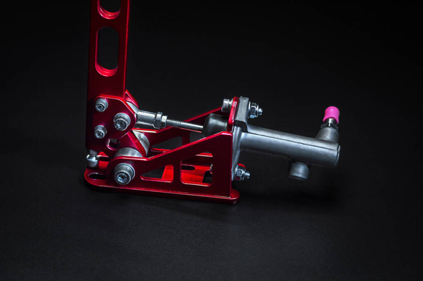 car hydraulic handbrake red custom made for motorsport drifting - Fotó, kép
