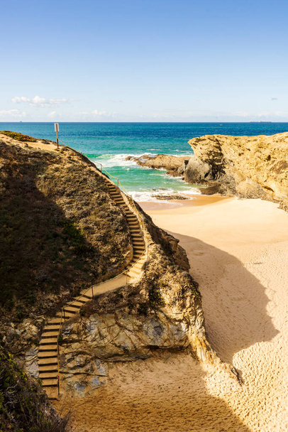 Spectacular naturist Salto Beach on Vicentina Route, Alentejo, Portugal - Valokuva, kuva