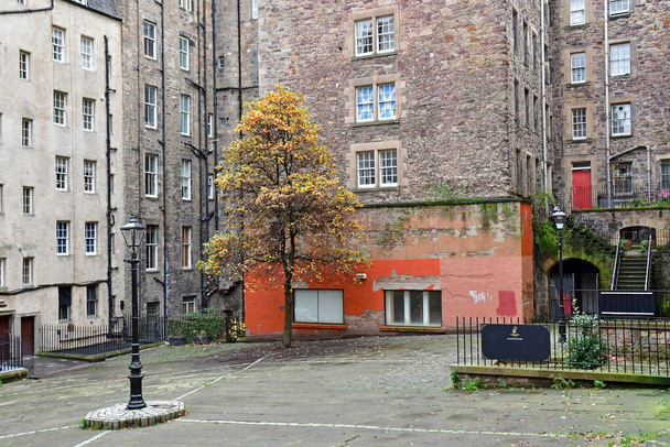 Edinburgh,Scotland - october 21 2021 : the old picturesque city - Fotoğraf, Görsel