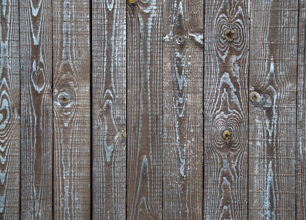 Vecchio muro di legno verniciato marrone closeu - Foto, immagini