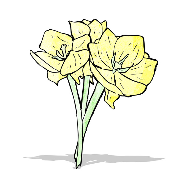 Flores Ilustración - Vector, imagen