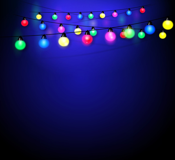 Luzes de Natal
 - Vetor, Imagem