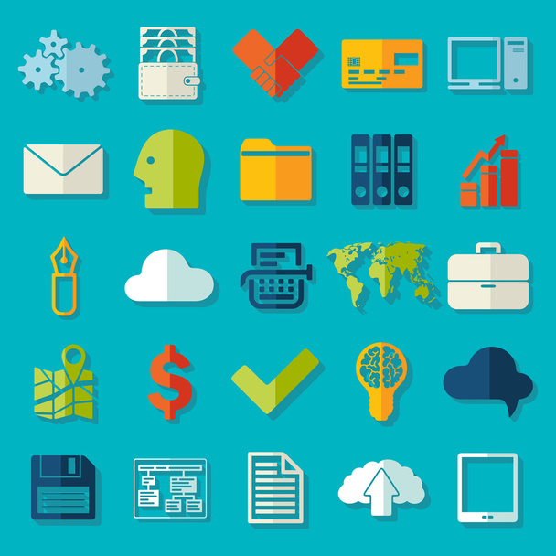 Business icons - Vector, Image