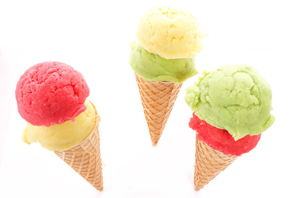 barevné zmrzlina - Fotografie, Obrázek