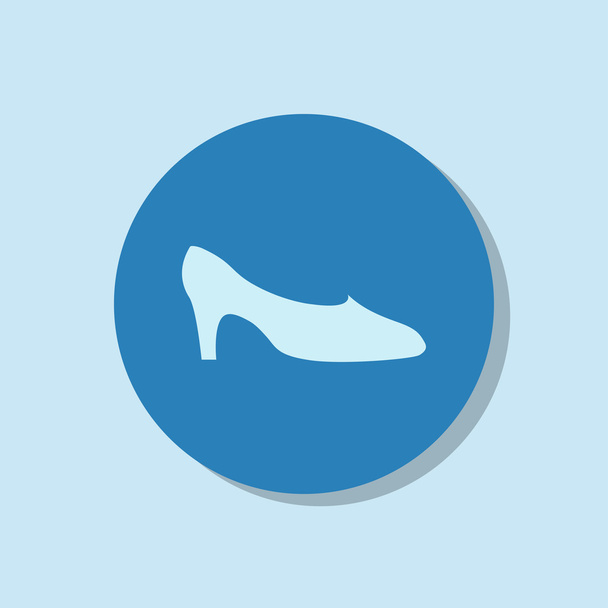 Women's shoes icon - Vektor, kép