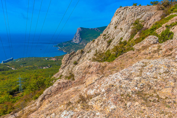 Landscapes of the Crimea, the sea, mountains and hills, - Valokuva, kuva
