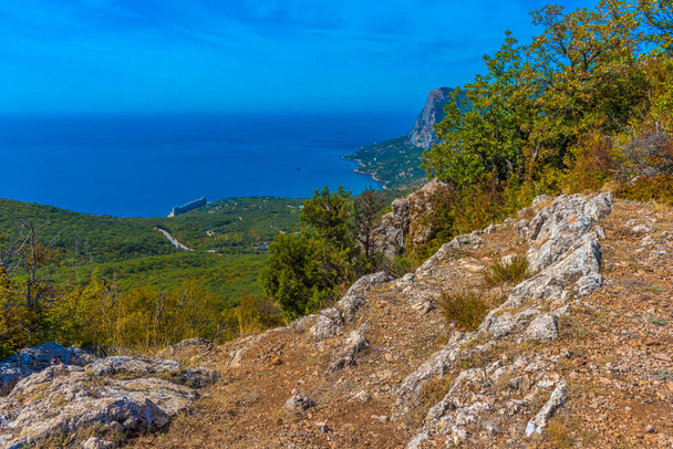 Landscapes of the Crimea, the sea, mountains and hills, - Foto, Bild