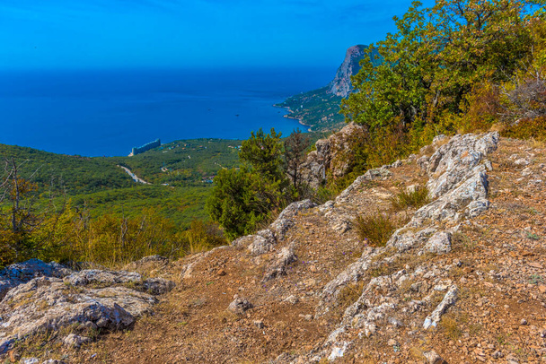 Landscapes of the Crimea, the sea, mountains and hills, - Фото, зображення